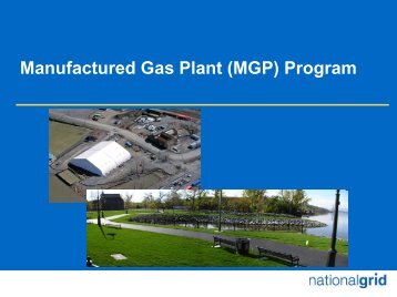Manufactured Gas Plant Program - National Grid