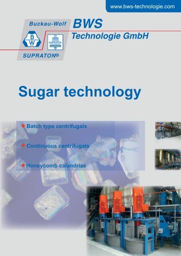Sugar technology