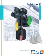 Der Kettenzug ST (28 Seiten) - STAHL CraneSystems GmbH