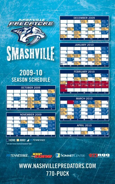 Predators Media Guide - Nashville Predators - NHL.com