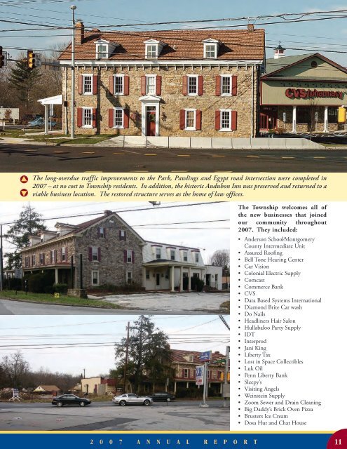 Township Annual Report - 2007 - Lower Providence Township