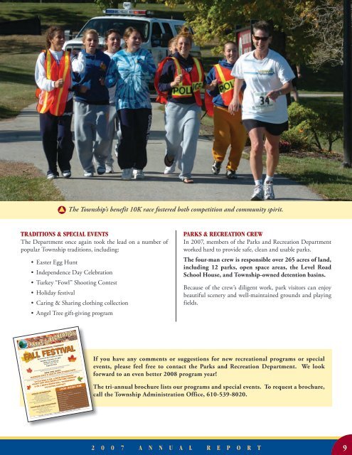 Township Annual Report - 2007 - Lower Providence Township