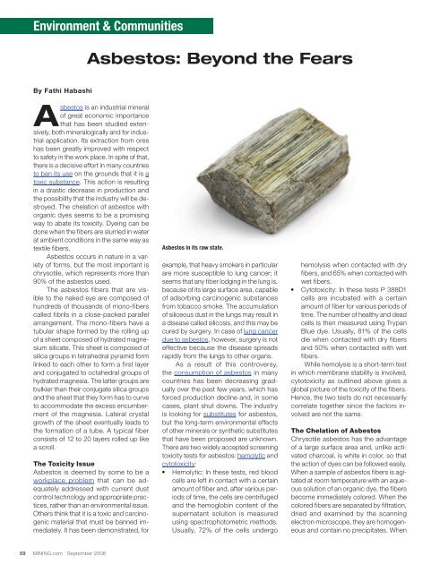 MINExpo Issue - MINING.com Magazine