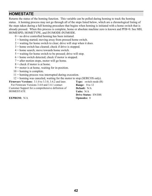 Setup and Reference Guide - Kollmorgen