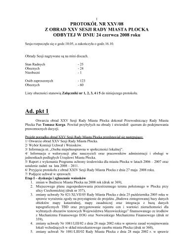 Ad. pkt 1 - PÃ…Â‚ock