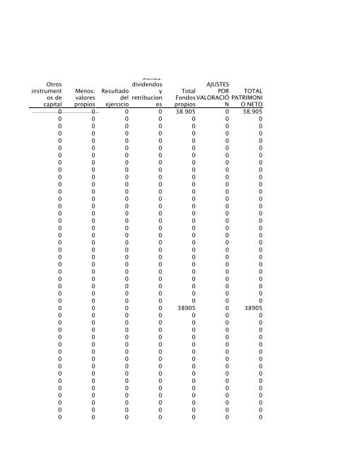 ESTADO DE CAMBIOS EN EL PATRIMONIO NETO INDIVIDUAL ...