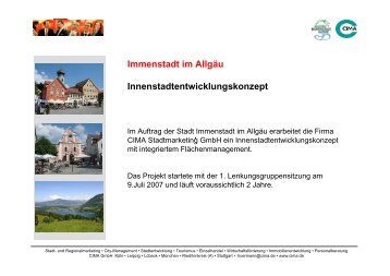 089 55118-373 bzw. -130 0174 3391590 Mail: hoermann@cima.de ...