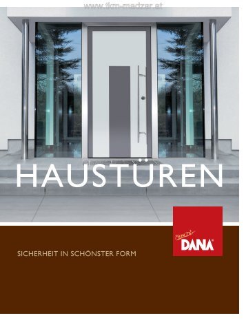 DANA Haustüren Prospekt - TKM Klaus Madzar