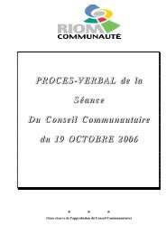 PROCES-VERBAL de la SÃ©ance Du Conseil Communautaire du 19 ...