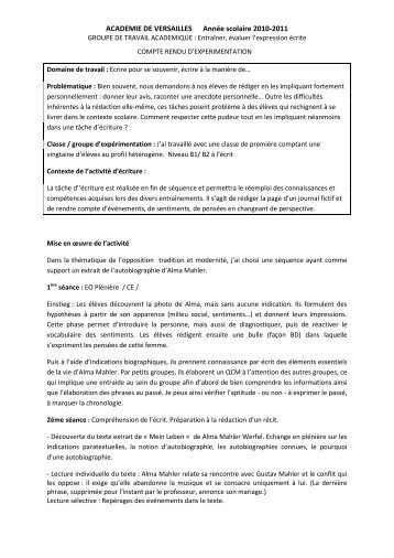 Fiche n°6 en pdf - Site allemand de l'académie de Versailles