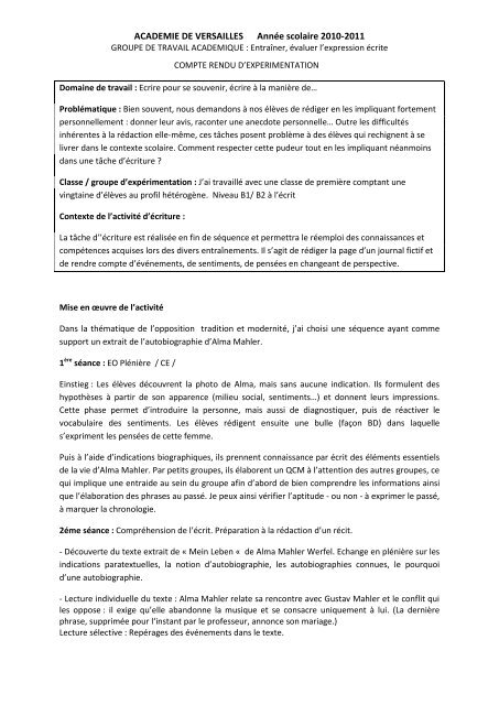 Fiche n°6 en pdf - Site allemand de l'académie de Versailles