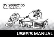 DV-2135 Manual (PDF) - Two Way Radios South Africa