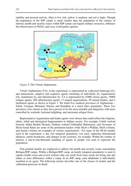 Modeling Stability and Reconstruction Operation ... - Cornwallis Group