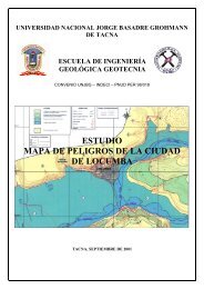 estudio mapa de peligros de la ciudad de locumba - Indeci