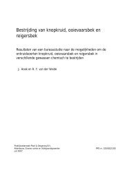 Rapport Bestrijding van knopkruid, ooievaarsbek ... - Kennisakker.nl