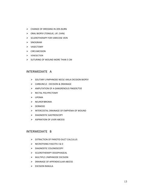 Schedule of Charges of ARAVALI HOSPITAL,UDAIPUR. - Finance ...