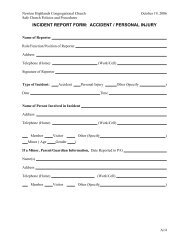 INCIDENT REPORT FORM: Accident/Personal Injury - Newton ...