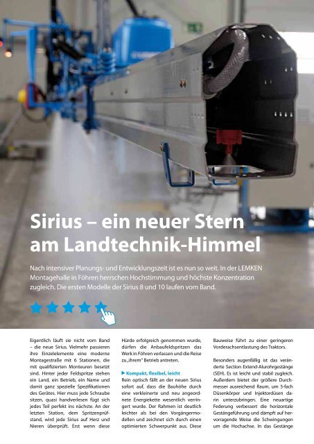 LEMKEN Live - Blau wirkt auf der Agritechnica 2013