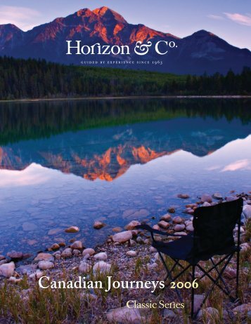 Canadian Brochure 2006.indd - Horizon & Co.