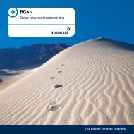 BGAN overview - Inmarsat