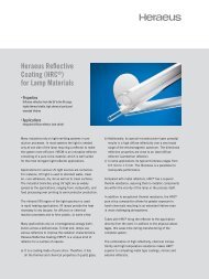 Heraeus Reflective Coating (HRC®) - Heraeus Quarzglas