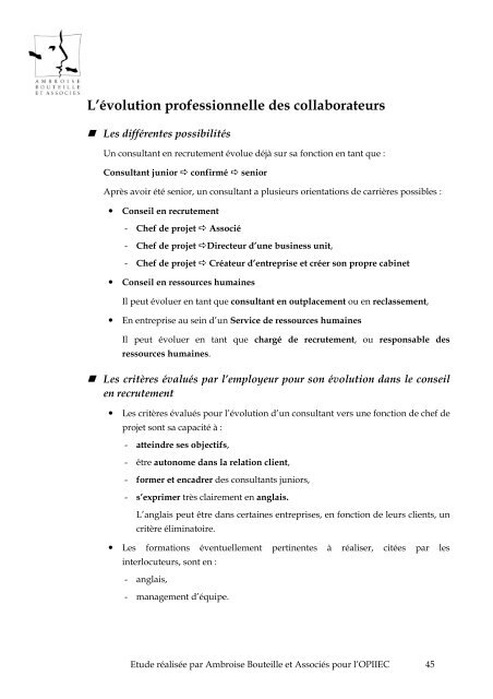 L'Ã©volution professionnelle des collaborateurs - Syntec ingenierie