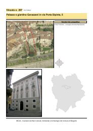 Vincolo n. 207 Palazzo e giardino Gavazzeni in via Porta Dipinta, 5