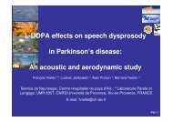 L-DOPA effects on speech dysprosody in Parkinson's disease: An ...