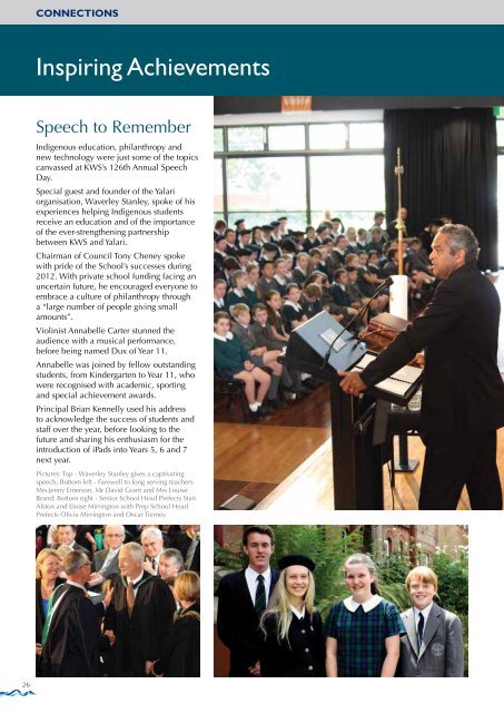 KWS Magazine 2012 Issue Three - Kinross Wolaroi School