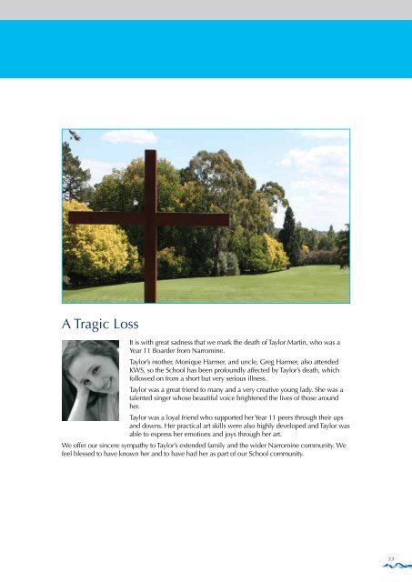 KWS Magazine 2012 Issue Three - Kinross Wolaroi School