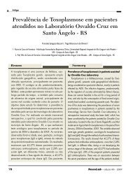PrevalÃƒÂªncia de Toxoplasmose em pacientes atendidos ... - NewsLab