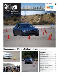 Summer Fun Autocross - San Diego Chapter, BMW CCA