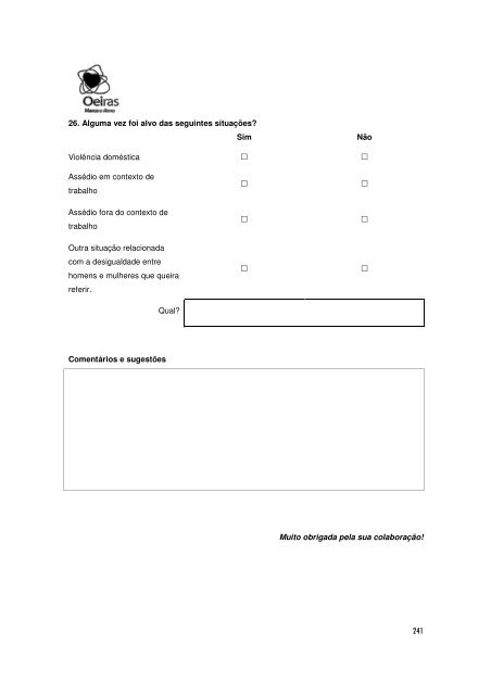 Plano Municipal para a Igualdade de Género - Câmara Municipal ...