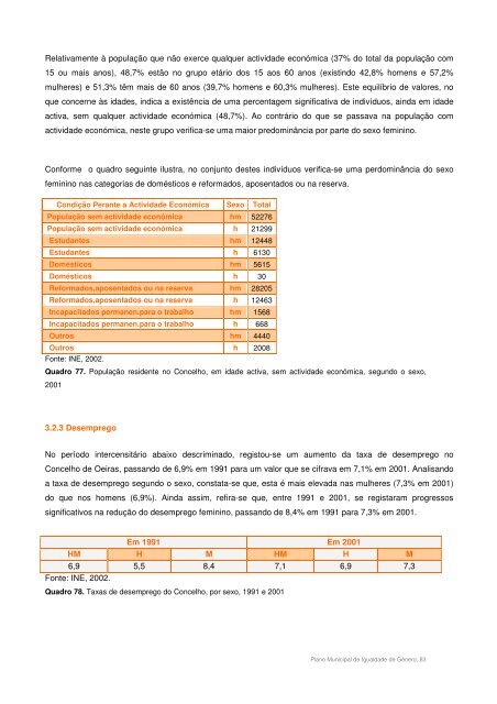 Plano Municipal para a Igualdade de Género - Câmara Municipal ...