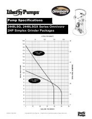 Engineering Specifications - Liberty Pumps