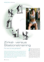 Zirkel- versus Stationstraining