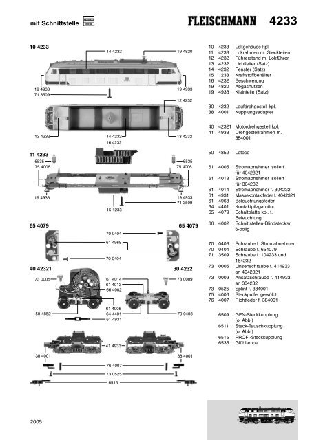 Fleischmann 4233/Vord - Fleischmann-HO