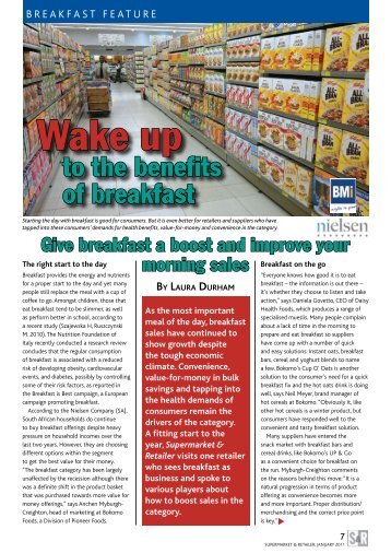 Wake up to the benefits of - Supermarket.co.za