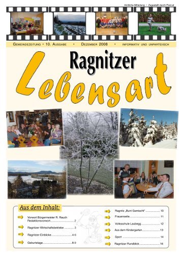 10. Ragnitzer Lebensart (5,79 MB) - Gemeinde Ragnitz ...