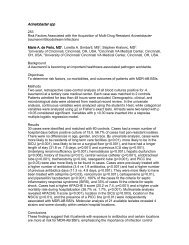 Acinetobacter spp - SHEA