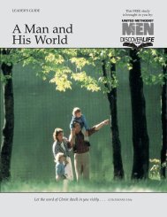 A Man and His World Bible Study - United Methodist Men