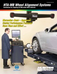 HTA-MB Wheel Alignment Systems - Hunter Engineering Brasil.