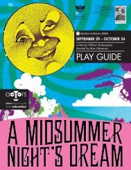 A Midsummer Night's Dream Play Guide - Actors Theatre of Louisville