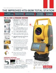 HTS 582M Total Stations - Horizon â Measure Right