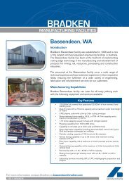 Bassendean Manufacturing Facility Brochure.indd - Bradken