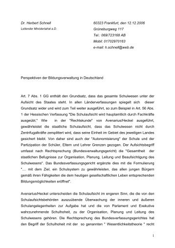 Vortrag von Dr. Herbert Schnell - DGBV