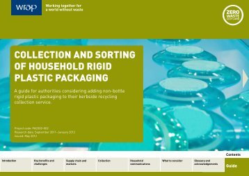 Collection and sorting of household rigid plastic packaging ... - Wrap
