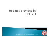 UEFI Specification Work Group (USWG)