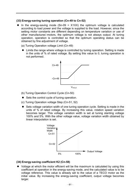 PA7300 Instruction Manual - TECO-Westinghouse Motor Company