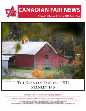 canadian fair news - Canadian Association of Fairs and Exhibitions